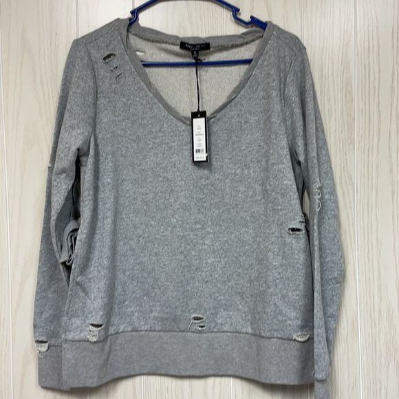 Romeo and Juliet Heather Gray Sweater - Picture 6 of 6